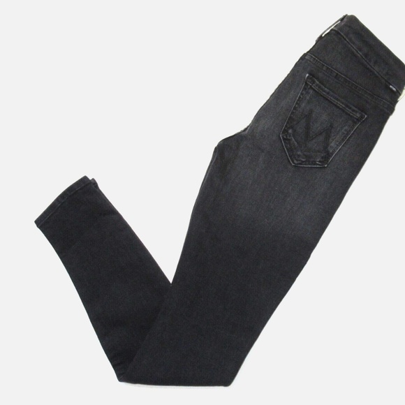 Mother The Looker in Night Hawk Stretch Skinny Jeans 25 - Picture 4 of 7